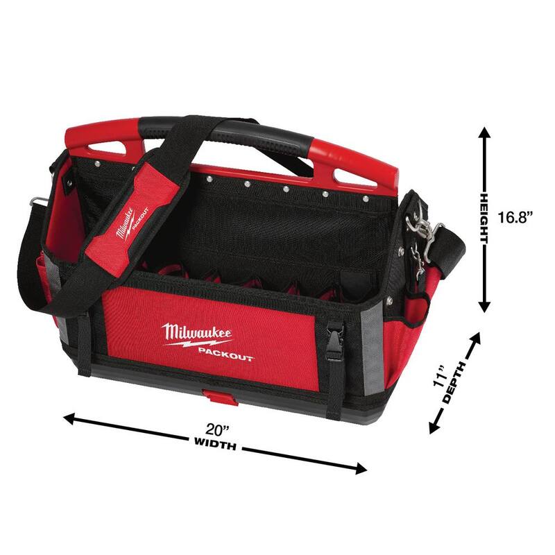 Milwaukee 20 in. PACKOUT Tote with 6-Piece Screwdriver Set - 48-22-8320-48-22-2706