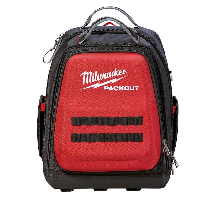 Milwaukee 20 in. W PACKOUT 2-Wheel Utility Tool Cart with 15 in. PACKOUT Backpack (2-Piece) - 48-22-8415-48-22-8301