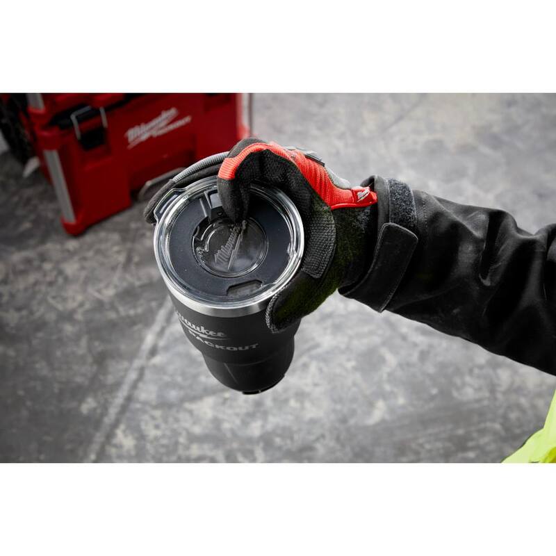 Milwaukee PACKOUT Red and Black 30 oz. Tumbler (2-Pack) - 48-22-8393R-48-22-8393B