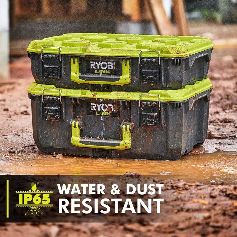 RYOBI LINK Medium Tool Box and Tool Box Foam Insert - STM102-STM307