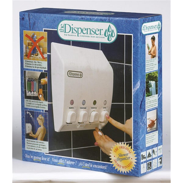 Better Living Classic 4 Chamber Soap And Shower Dispenser White - 71450