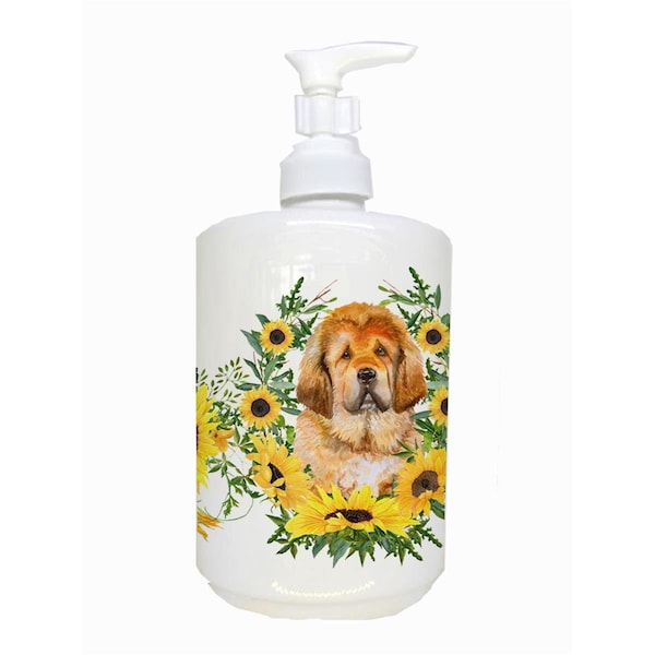 Carolines Treasures Tibetan Mastiff Ceramic Soap Dispenser - CK2913SOAP