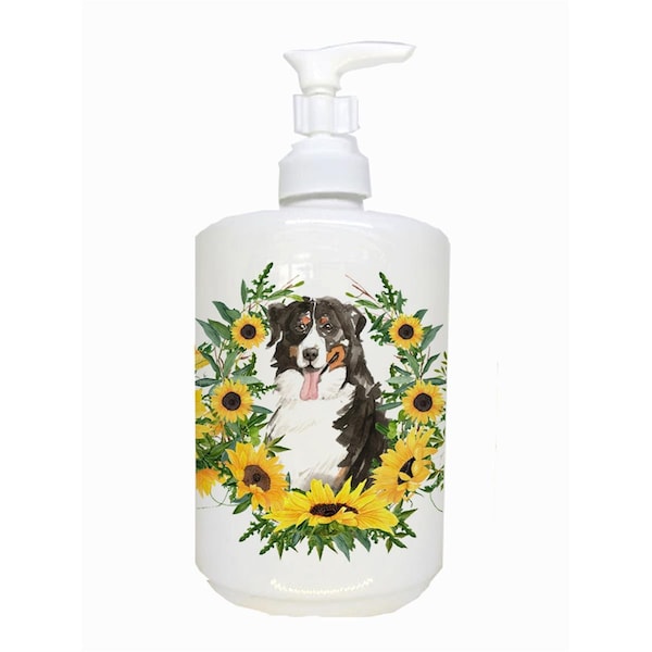 Carolines Treasures Bernese Mountain Dog Ceramic Soap Dispenser - CK2987SOAP