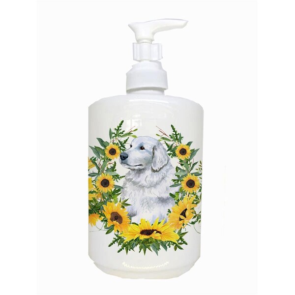 Carolines Treasures Maremma Sheepdog Ceramic Soap Dispenser - CK2867SOAP
