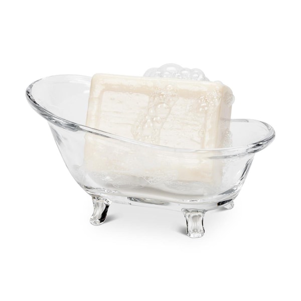 Abbott Collection 6 in. Bathtub Soap Dish, Clear - AB-27-BLISS