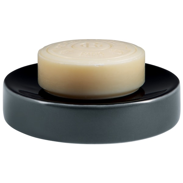 Spirella Stoneware Soap Holder Jaro Grey and Black - 10.20310