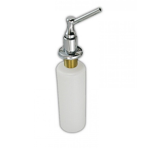 American Imaginations 11 in. x 4 in. x 4 in. Stainless Steel Soap Dispenser - AI-34966