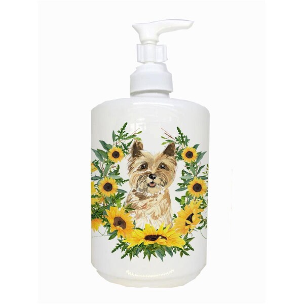 Carolines Treasures Cairn Terrier Ceramic Soap Dispenser - CK2981SOAP