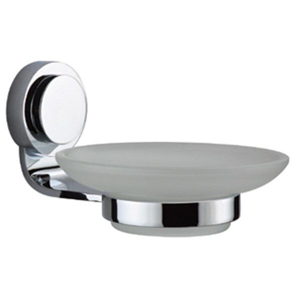 Dawn Kitchen & Bath Products Dawn Kitchen  Glass Soap Dish With Circle Series Holder - 9301S