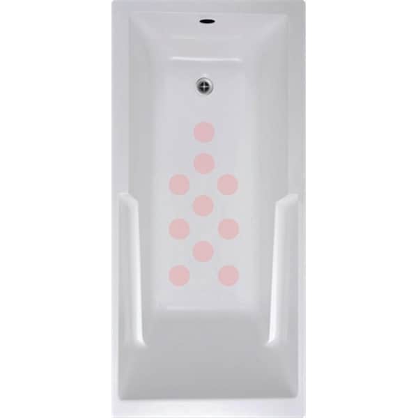 Versatraction VersaTractiions Kahuna Grip 3 in x 3 in Squares Mat in Pink 10PK - NSMSQR3PNK