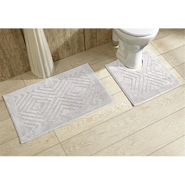 Convenience Concepts Trier Bathrug, White - 20 x 30 in. 2 Pieces - HI2635454