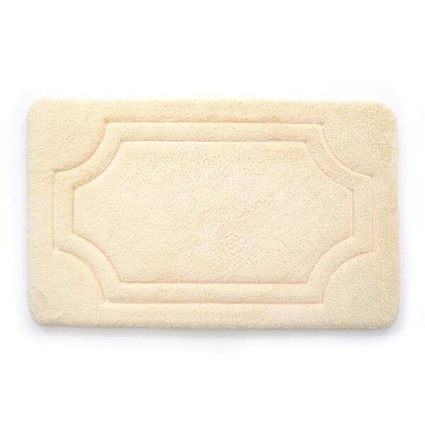 Stephan Roberts Home Stephan Roberts Home BFDM-34C763-12 21 x 34 in. Luxurious Memory Foam Bath Mat with Water Shield Technology - Antique White - BFDM-34C763-12