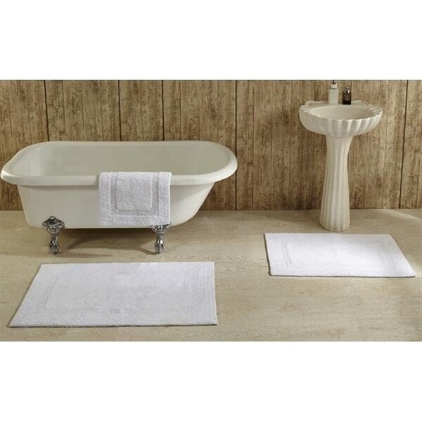 Better Trends Better Trends BALU2134WH Lux Bathrug; White - 21 x 34 in. - BALU2134WH