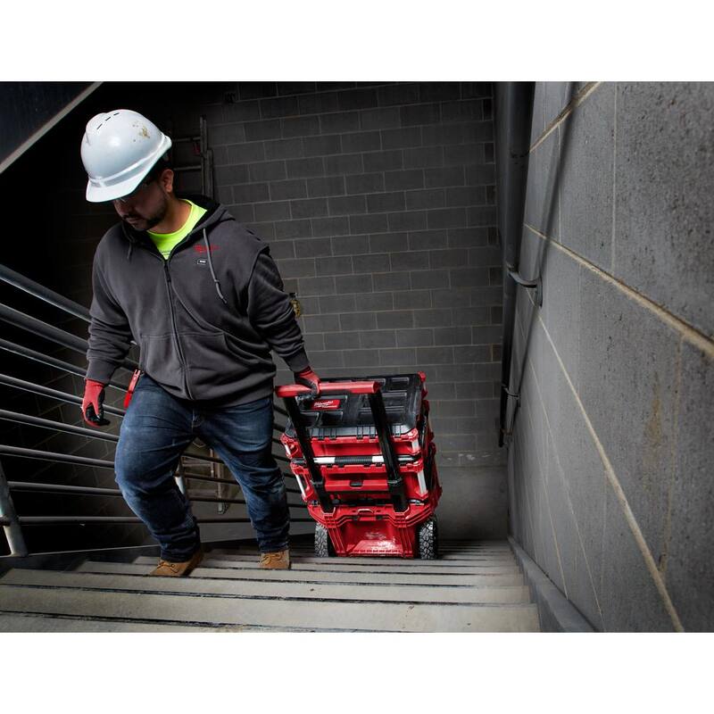 Milwaukee PACKOUT 22 in. Rolling Tool Box and 19 in. Tool Tray - 48-22-8426-8045