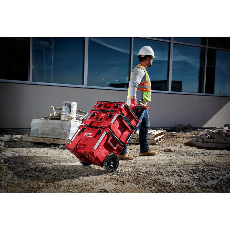 Milwaukee PACKOUT 22 in. Rolling Tool Box and 19 in. Tool Tray - 48-22-8426-8045