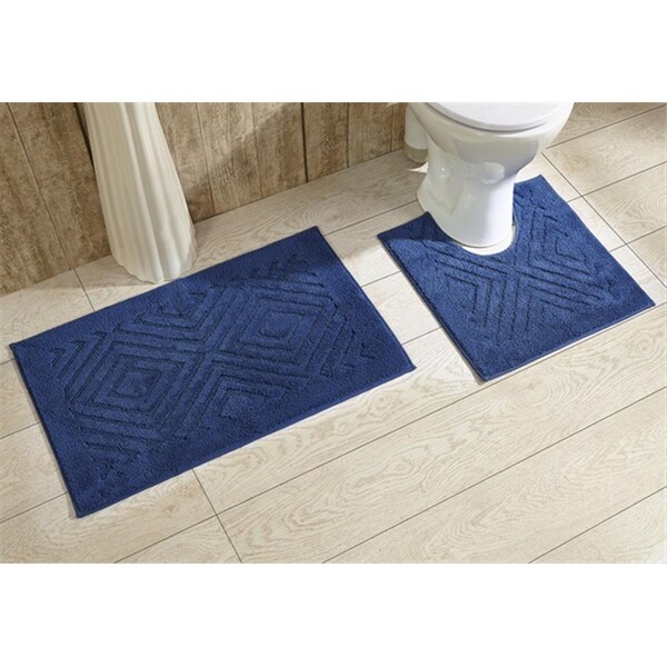 Convenience Concepts Trier Bathrug, Blue - 20 x 30 in. 2 Pieces - HI2635456