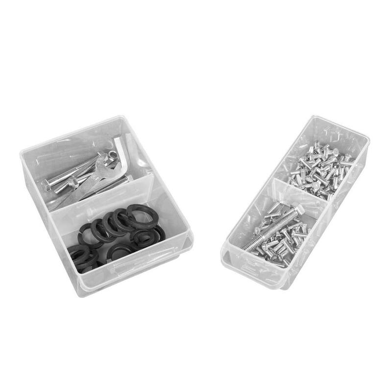 Big Red 39-Drawers Plastic Storage Cabinet Organizer for Desktop or Wall Mounted Organization, Black/Orange - AG1502R