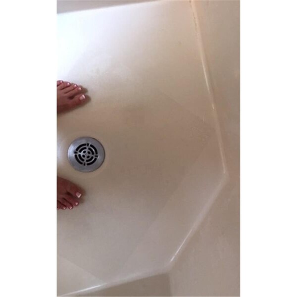 Kd Aparador 24 x 24 in. Shower Mat with Drain, Clear - KD1814110