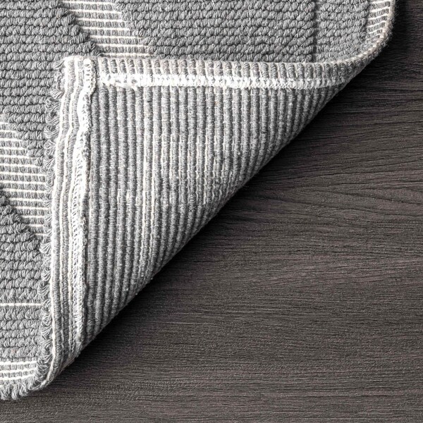 Nuloom Hudson Abstract Maze Bath Mat 2ft 2in x 3ft 9in - PSKO02A-22039