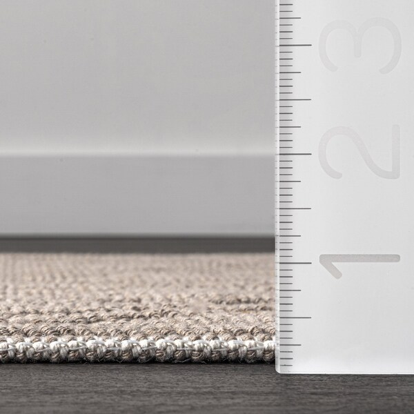 Nuloom Sheridan Textured Diamond Trellis Bath Mat 1ft 5in x 2ft - PSKO01C-1502