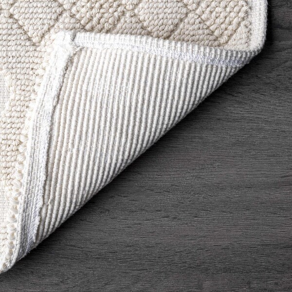 Nuloom Blaise Modern Diamonds Bath Mat 1ft 9in x 2ft 10in - PSKO08B-190210