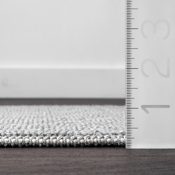 Nuloom Maverick Textured Moroccan Bath Mat 1ft 9in x 2ft 10in - PSKO04A-190210