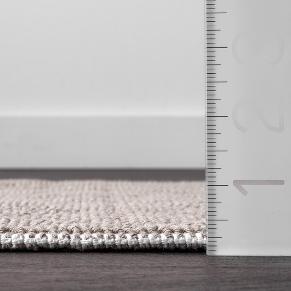 Nuloom Maverick Textured Moroccan Bath Mat 2ft 2in x 3ft 9in - PSKO04C-22039