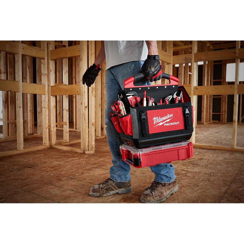 Milwaukee 15 in. PACKOUT Tote with 3-Piece Pliers Kit - 48-22-8315-48-22-6331