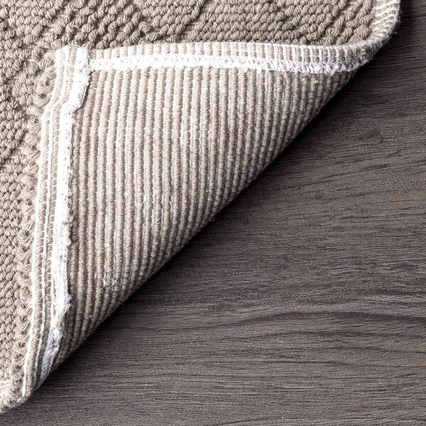 Nuloom Maverick Textured Moroccan Bath Mat 1ft 9in x 2ft 10in - PSKO04C-190210