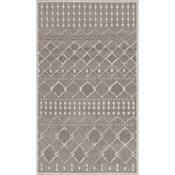 Nuloom Maverick Textured Moroccan Bath Mat 1ft 9in x 2ft 10in - PSKO04C-190210