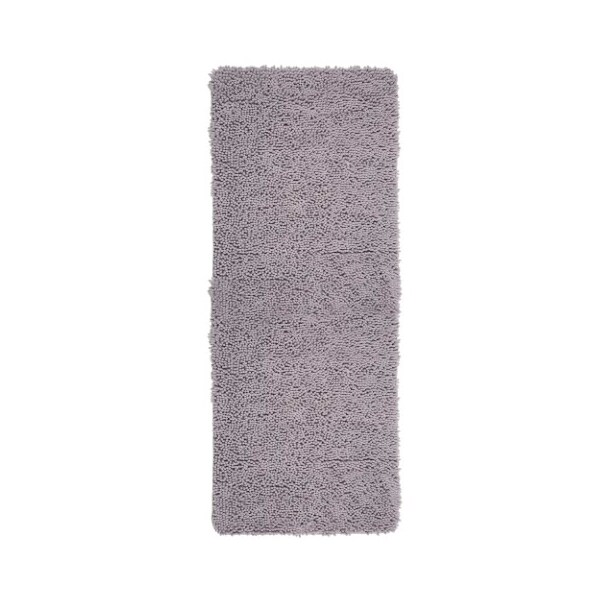 Hastings Home Hastings Home Memory Foam Shag Bath Mat 2-feet by 5-feet - Grey - 168938MSX