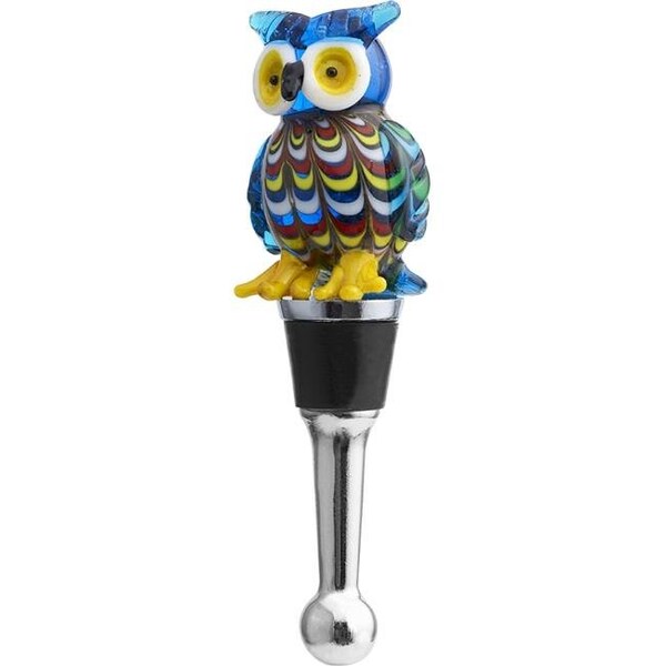 Ls Arts Inc LS Arts BS-394 Bottle Stopper - Venetian Owl - BS-394