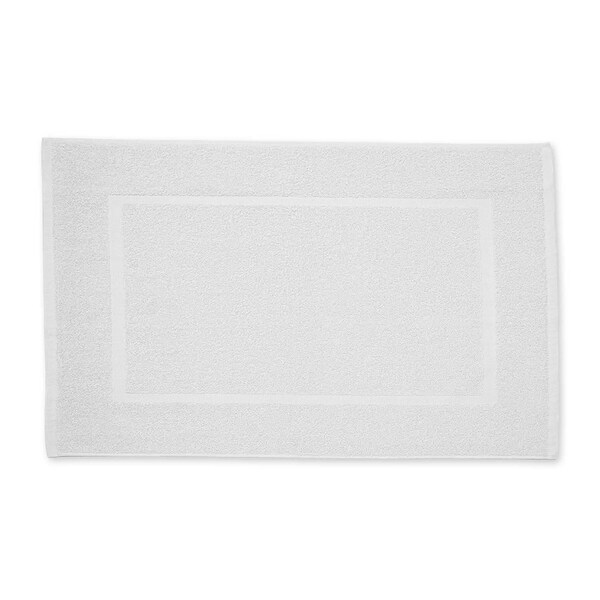 Martex By Westpoint Hospitality White Bath Mat, 20 x 34, 105lbs, 12PK - 7132248