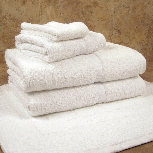 1888 Mills Bath Mat Lotus 22X34, 12Pk - M765-U-WHT-1-LT00