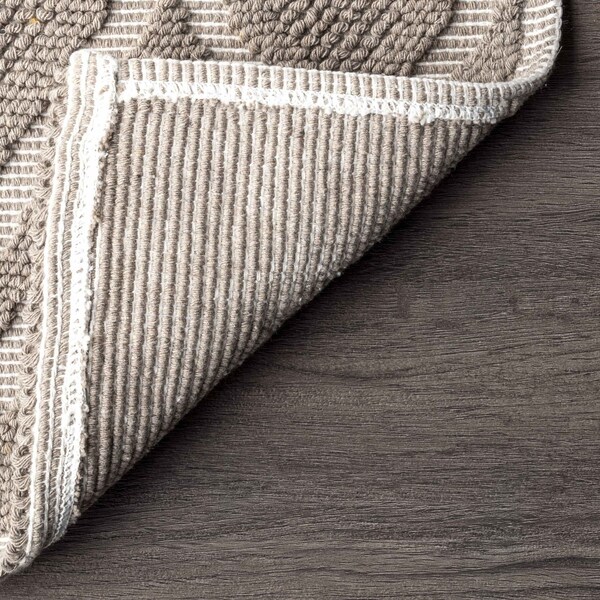 Nuloom Easton Textured Tribal Bath Mat 1ft 5in x 2ft - PSKO07C-1502