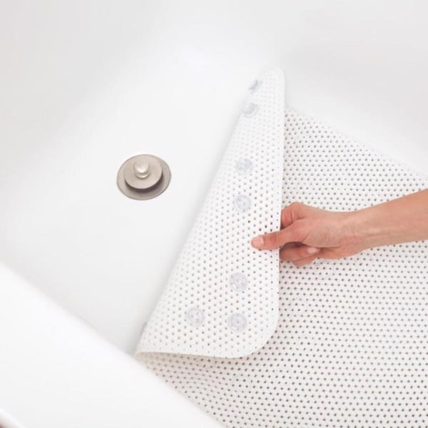 Duck Brand Duck Softex 17 in. L X 36 in. W White Polypropylene Bath Mat Latex Free - 393477