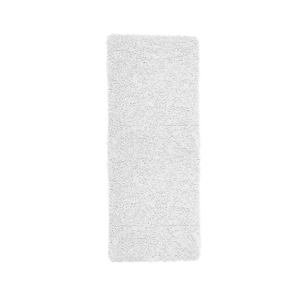 Hastings Home Hastings Home Memory Foam Shag Bath Mat 2-feet by 5-feet - White - 567777FPB