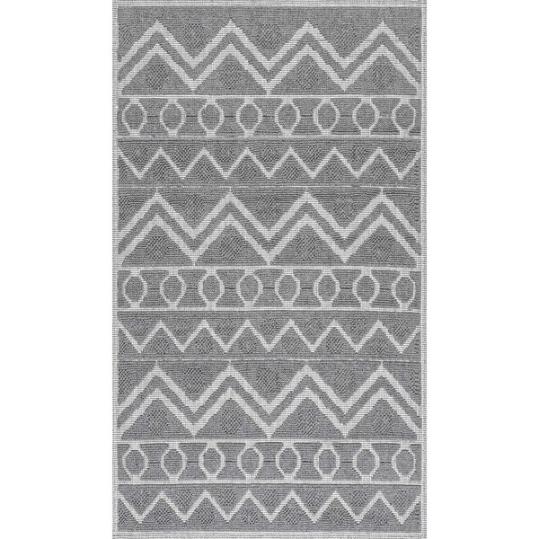 Nuloom Easton Textured Tribal Bath Mat 1ft 9in x 2ft 10in - PSKO07A-190210