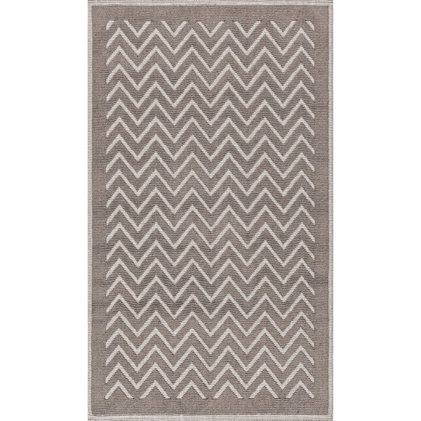 Nuloom Lyle Textured Chevron Bath Mat 1ft 9in x 2ft 10in - PSKO06C-190210