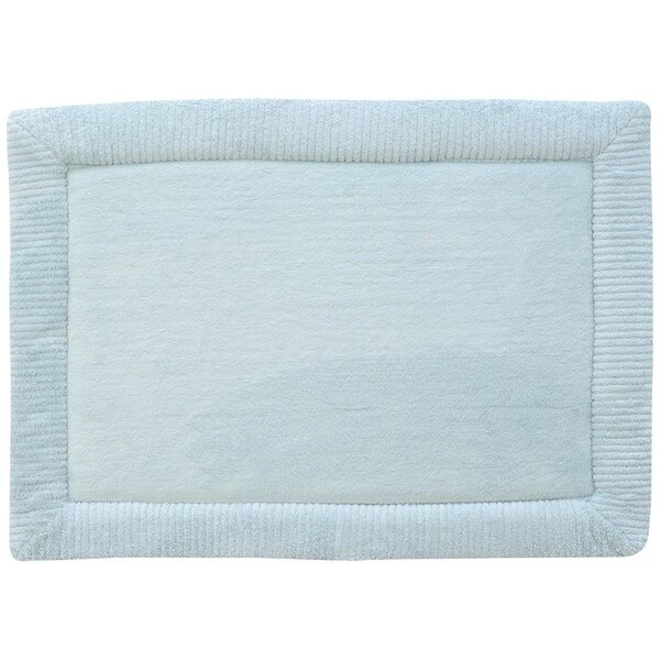 Stephan Roberts Home 21 x 34 in. Luxurious Spa Mat with Water Shield Technology - Sterling Blue - 34N-2DLX18-12