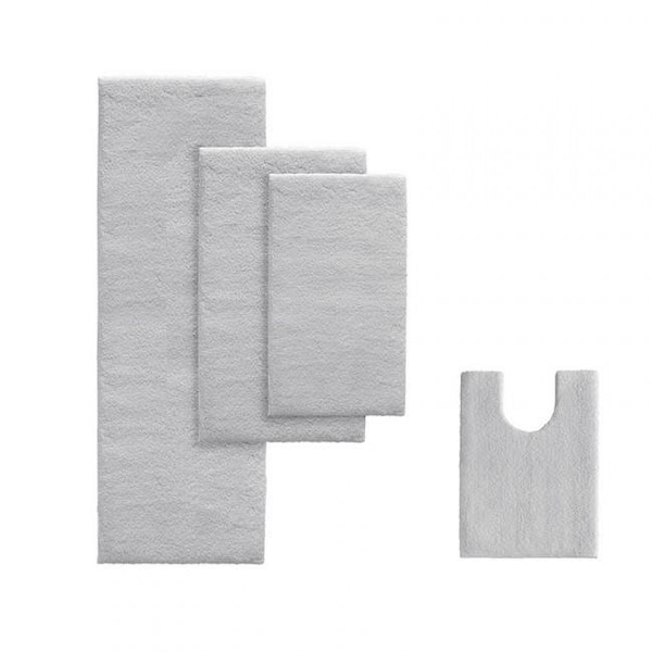 Madison Park Signature Madison Park MPS72-170 Marshmallow Memory Bath Rug; Gray - 20 x 30 in. - MPS72-170