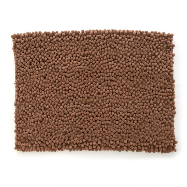 Stephan Roberts Home 17 x 24 in. Ultra Plush Jumbo Chenille Bath Mat, Sand - 24N-CHN703-12