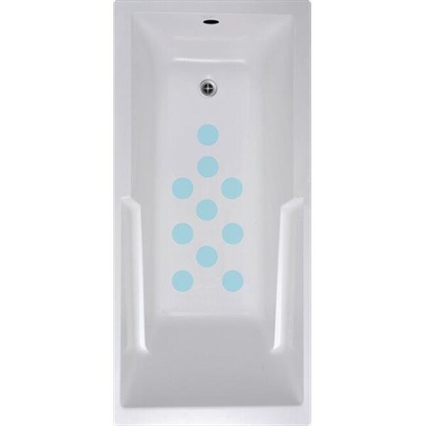 Versatraction VersaTractiion's Kahuna Grip 3 in. x 3 in. Circle Mat in Blue - Pack of 10 - NSM-CIR2BLU