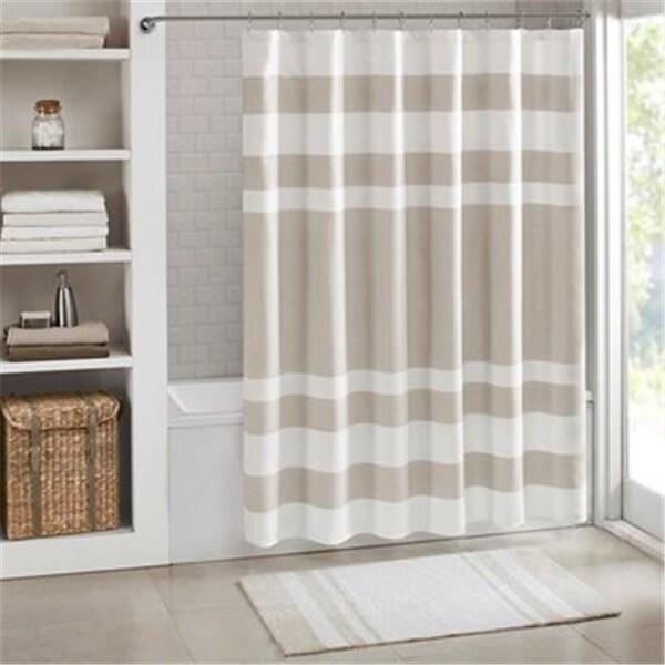 Madison Park Madison Park MP72-1486 Cotton Reversible Bath Rug - Taupe - MP72-1486