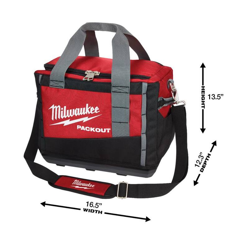 Milwaukee 15 in. PACKOUT Tool Bag/Tote with 3-Piece Pliers Kit - 48-22-8321-48-22-6331