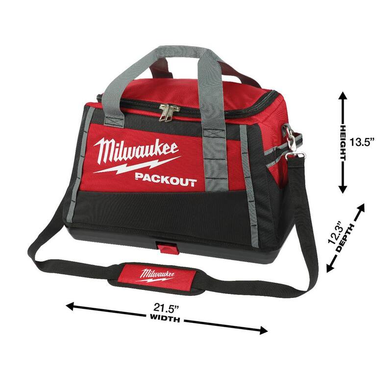 Milwaukee 20 in. PACKOUT Tool Bag/Tote with 6-in-1 Wire Stripper Pliers - 48-22-8322-48-22-3079