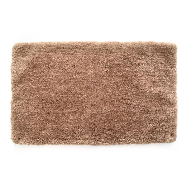 Stephan Roberts Home 21 x 34 in. Ultra Plush Polyester Shaggy Bath Mat - Tan - 34N-TSH42-12