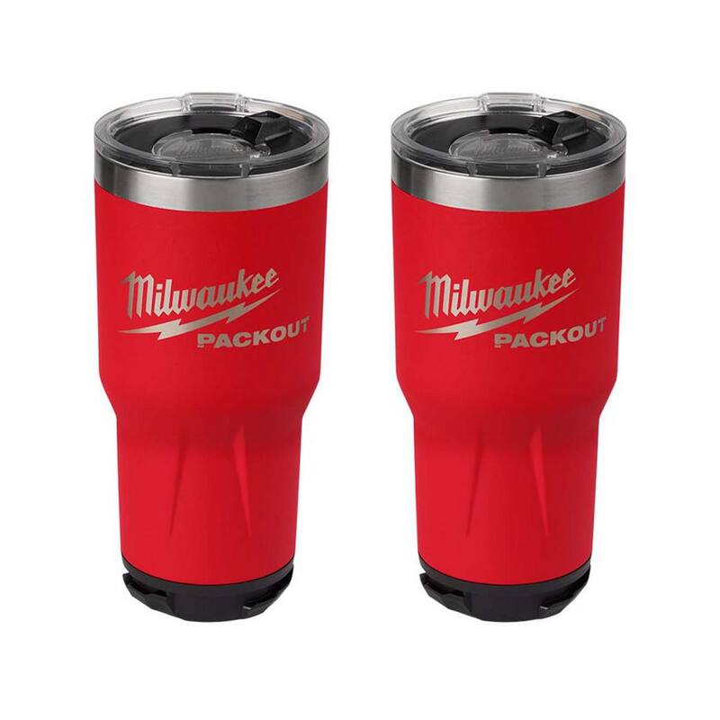 Milwaukee PACKOUT Red 30 oz. Tumbler 2PK - 48-22-8393R-48-22-8393R