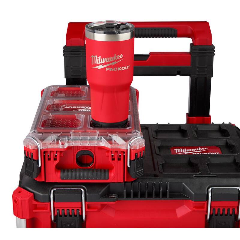 Milwaukee PACKOUT Red 30 oz. Tumbler 2PK - 48-22-8393R-48-22-8393R