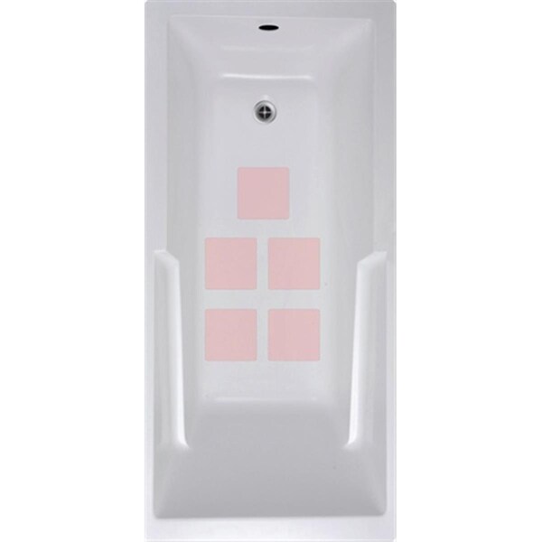 Versatraction VersaTractiions Kahuna Grip 5 in x 5 in Squares Mat in Pink 5PK - NSMSQR5PNK
